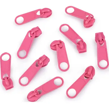 Zip Jezdec nearetační 5mm dětská růžová