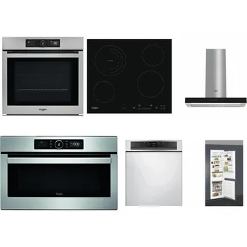 Set domácích spotřebičů WHIRLPOOL AKZ9 9480 IX + WHIRLPOOL AKT 8900 BA + WHIRLPOOL WHBS 62F LT K + WHIRLPOOL ABSOLUTE AMW 730 IX + WHIRLPOOL WBC 3C34 PF X + WHIRLPOOL ART 66112