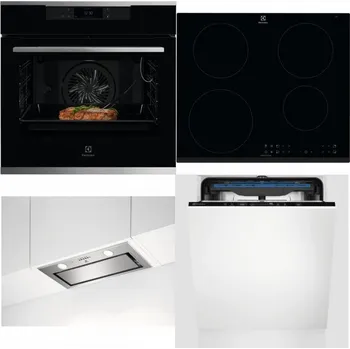 Set domácích spotřebičů ELECTROLUX KOEBP39X + ELECTROLUX LIR60430 + ELECTROLUX LFG716X + ELECTROLUX EES48200L