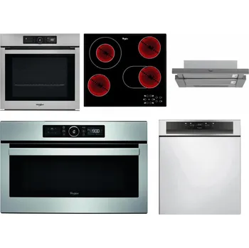 Set domácích spotřebičů WHIRLPOOL AKZ9 9480 IX + WHIRLPOOL AKT 8190/BA + WHIRLPOOL AKR 749/1 IX + WHIRLPOOL ABSOLUTE AMW 730 IX + WHIRLPOOL WBC 3C34 PF X