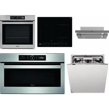Set domácích spotřebičů WHIRLPOOL AKZ9 9480 IX + WHIRLPOOL WL B8160 NE + WHIRLPOOL AKR 749/1 IX + WHIRLPOOL ABSOLUTE AMW 730 IX + WHIRLPOOL WIO 3T133 PLE