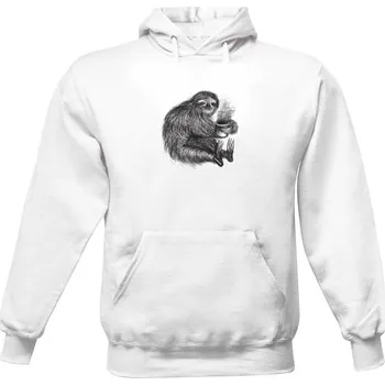 Pánská mikina Pánská mikina s kapucí s potiskem Lenochodí mikina pánské