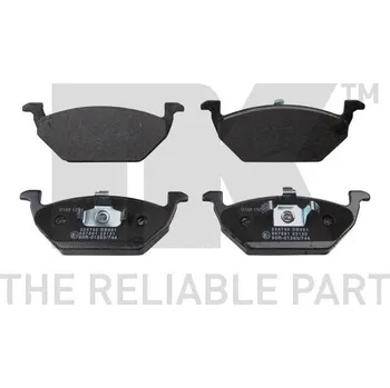 Brzdová destička Sada brzdových destiček, kotoučová brzda, , 1J0698151, 1J0698151A, 1J0698151B, 1J0698151C, 1J0698151H, 1J0698151J, 1JE698151B, 1S0698151, 1S0698151A, 1S0698151B, 1S0698151C, 2Q0698151, NK, 224740