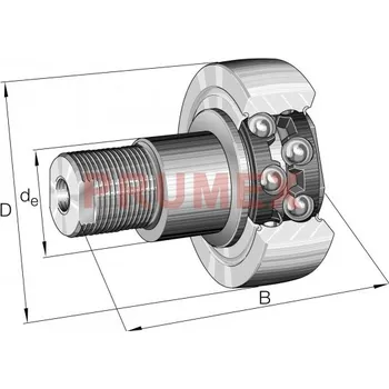INA ZLE 5201-2Z kladka snímací