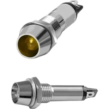 Bodové svítidlo Onpira Signální kontrolka 12 V a 24 V se zapuštěnou LED Barva: Oranžová, Napětí: 12 V