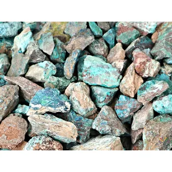 Drahý kámen Magieprirody.cz Chryzokol surový kámen 2 - 4 cm - Namíbie #521 Množství: 1ks