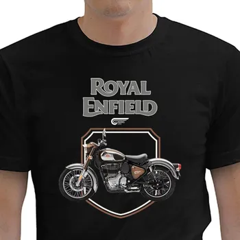 STRIKER Tričko Royal enfield Classic 350 Barva: Černá, Velikost: S
