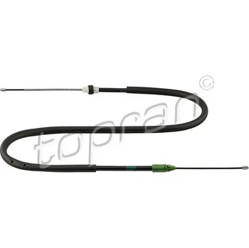 Brzdový systém Tažné lanko, parkovací brzda, , 8200087977, 8200700132, TOPRAN, 700 920