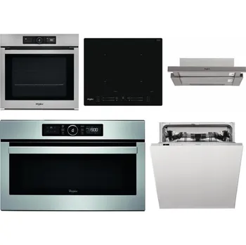 Set domácích spotřebičů WHIRLPOOL AKZ9 9480 IX + WHIRLPOOL WL S7260 NE + WHIRLPOOL AKR 5390/1 IX + WHIRLPOOL ABSOLUTE AMW 730 IX + WHIRLPOOL WIC 3C33 PFE