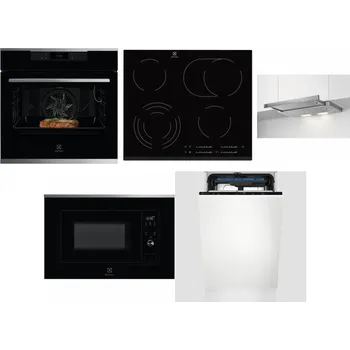 Set domácích spotřebičů ELECTROLUX KOEBP39X + ELECTROLUX EHF6547FXK + ELECTROLUX LFP326S + ELECTROLUX LMS2203EMX + ELECTROLUX EEM23100L