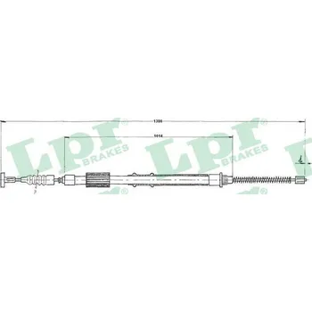 Auto-moto Tažné lanko, parkovací brzda, , 7615326, 92323733, LPR, C0842B