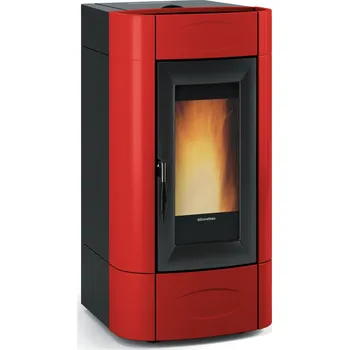 Krbová kamna LA NORDICA - EXTRAFLAME Extraflame Isidora Idro H16 bordó