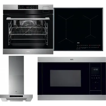 Set domácích spotřebičů AEG BSK792380M + AEG Mastery SenseFry IAE64431FB + AEG Mastery DBB5660HM + AEG Mastery MSB2547D-M