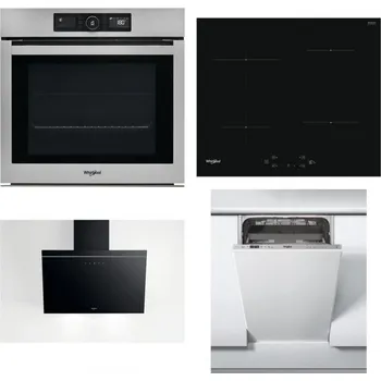 Set domácích spotřebičů WHIRLPOOL AKZ9 9480 IX + WHIRLPOOL WS Q2760 BF + WHIRLPOOL AKR 62F LT K + WHIRLPOOL WSIC 3M27 C