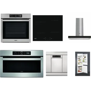 Set domácích spotřebičů WHIRLPOOL AKZ9 9480 IX + WHIRLPOOL WS Q2760 BF + WHIRLPOOL WHBS 62F LT K + WHIRLPOOL ABSOLUTE AMW 730 IX + WHIRLPOOL WSBO 3O34 PF X + WHIRLPOOL ART 65031