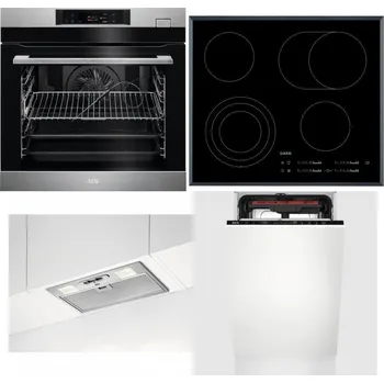 Set domácích spotřebičů AEG BSK782380M + AEG Mastery DirectTouch HK654070FB + AEG DGB3523S + AEG Mastery MaxiFlex FSE73507P