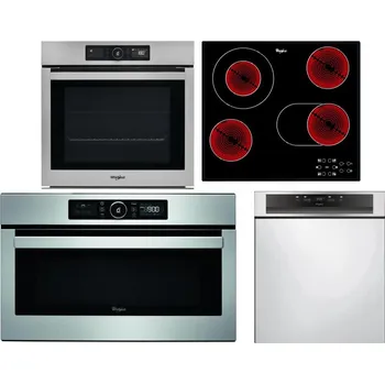 Set domácích spotřebičů WHIRLPOOL AKZ9 9480 IX + WHIRLPOOL AKT 8190/BA + WHIRLPOOL ABSOLUTE AMW 730 IX + WHIRLPOOL WBC 3C34 PF X
