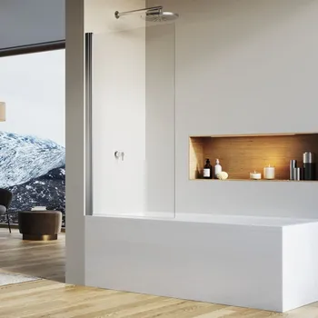 Vanová zástěna RONAL Jednokřídlá vanová zástěna SOEB107505088