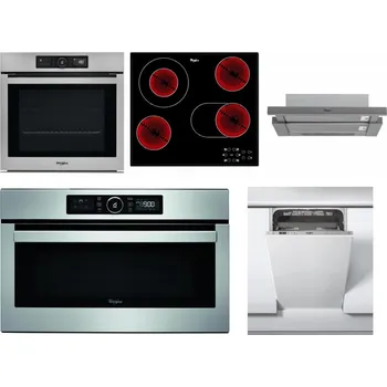 Set domácích spotřebičů WHIRLPOOL AKZ9 9480 IX + WHIRLPOOL AKT 8190/BA + WHIRLPOOL AKR 749/1 IX + WHIRLPOOL ABSOLUTE AMW 730 IX + WHIRLPOOL WSIC 3M27 C