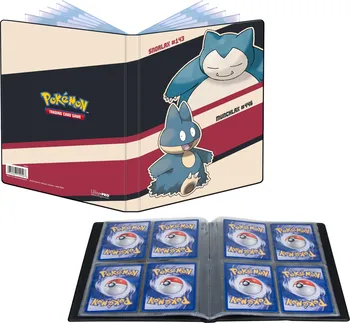 Příslušenství ke karetním hrám Ultra PRO Pokémon Snorlax And Munchlax A5 album na 80 karet