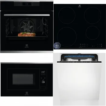 Set domácích spotřebičů ELECTROLUX KOEBP39X + ELECTROLUX LIR60433B + ELECTROLUX LMS2203EMX + ELECTROLUX EES48200L
