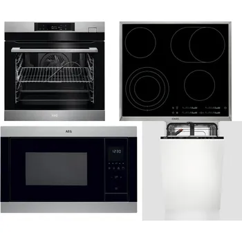 Set domácích spotřebičů AEG BSK782380M + AEG Mastery DirectTouch HK654070XB + AEG Mastery MSB2547D-M + AEG Mastery GlassCare FSE73407P