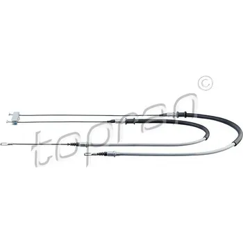 Brzdový systém Tažné lanko, parkovací brzda, , 0522527, 0522592, 24404062, 522527, 522592, 90374841, TOPRAN, 200 870