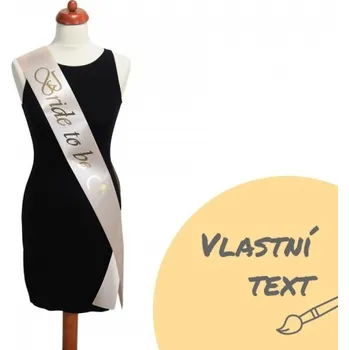 Svatební dekorace Šerpa pro nevěstu - smetanová