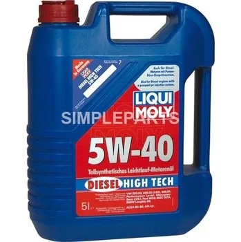 Motorový olej DIESEL HIGH TECH 5W-40 20 L, 1333 DIESEL HT 5W40 20L, LIQUI MOLY, LQM1333