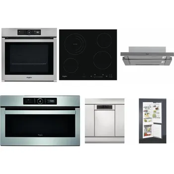 Set domácích spotřebičů WHIRLPOOL AKZ9 9480 IX + WHIRLPOOL AKT 8900 BA + WHIRLPOOL AKR 749/1 IX + WHIRLPOOL ABSOLUTE AMW 730 IX + WHIRLPOOL WSBO 3O34 PF X + WHIRLPOOL ART 65031