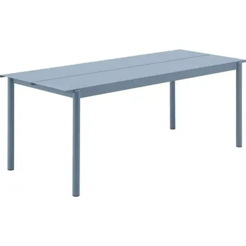 Zahradní stůl Muuto Stůl Linear Steel Table 200 cm, pale blue