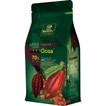 Čokoláda Cacao Barry OCOA couverture hořká čokoláda (70%) 1kg - belgická Barry Callebaut