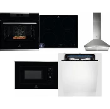 Set domácích spotřebičů ELECTROLUX KOEBP39X + ELECTROLUX LIR60433B + ELECTROLUX LFC316X + ELECTROLUX LMS2203EMX + ELECTROLUX EES48200L