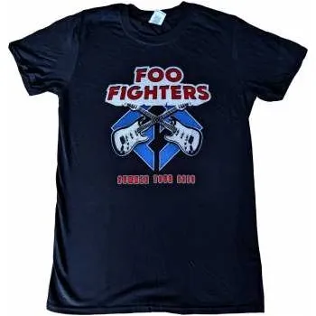Pánské tričko Merch Foo Fighters: Foo Fighters Unisex T-shirt: Concrete & Gold 2019 European Tour (ex-tour) (back Print) (small) S