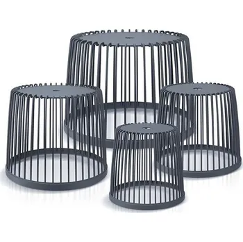 Odpadkový koš Set Prosperplast 4 univerzálních košů CLUBO antracit