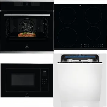 Set domácích spotřebičů ELECTROLUX KOEBP39X + ELECTROLUX LIR60430 + ELECTROLUX LMS4253TMX + ELECTROLUX EES48200L