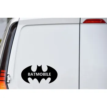 Samolepící dekorace Lepy.cz Samolepka na auto Batmobile Velikost (šířka x výška): 20x10cm, Barevná varianta: Krémová