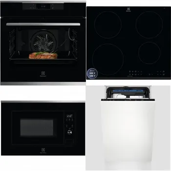 Set domácích spotřebičů ELECTROLUX KOEBP39X + ELECTROLUX LIR60433B + ELECTROLUX LMS2203EMX + ELECTROLUX EEM23100L