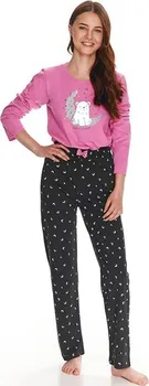 Dívčí pyžamo Taro Suzan růžové s medvědem 158