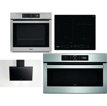 Set domácích spotřebičů WHIRLPOOL AKZ9 9480 IX + WHIRLPOOL WL B8160 NE + WHIRLPOOL AKR 62F LT K + WHIRLPOOL ABSOLUTE AMW 730 IX