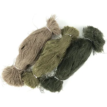 NOVRITSCH Novritsch BURLAP CAMO set jutových třásní - Zelená / písková