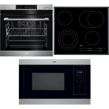 Set domácích spotřebičů AEG BSK782380M + AEG Mastery DirectTouch HK654070FB + AEG Mastery MSB2547D-M