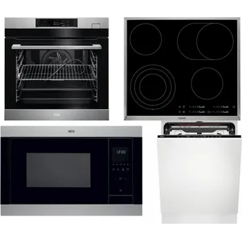 Set domácích spotřebičů AEG BSK782380M + AEG Mastery DirectTouch HK654070XB + AEG Mastery MSB2547D-M + AEG FSE74707P
