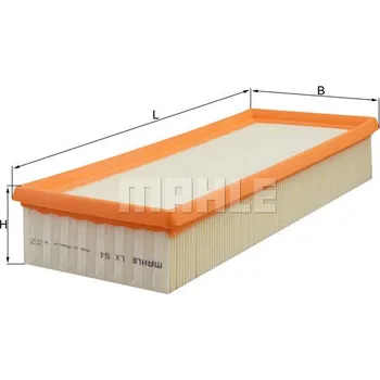 Vzduchový filtr Vzduchový filtr, , 026133837A, 026133837B, 034133837, 035133843, 068129620A, 069129620, 5005823, A790X9601KA, KNECHT, LX 54