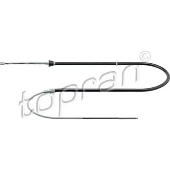 Brzdový systém Tažné lanko, parkovací brzda, , 6X0609721F, 6X0609721H, TOPRAN, 109 817