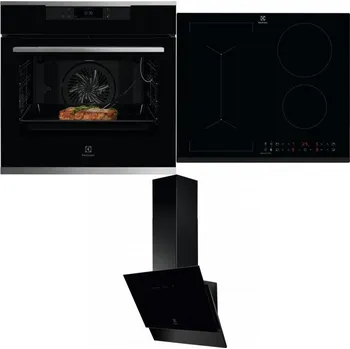 Set domácích spotřebičů ELECTROLUX KOEBP39X + ELECTROLUX LIV63431BK + ELECTROLUX LFV616K