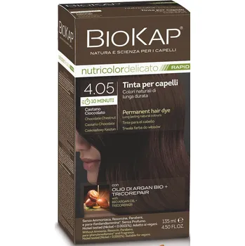 Biosline Biokap Nutricolor Delicato Rapid 135 ml, 4.05 čokoládově kaštanová