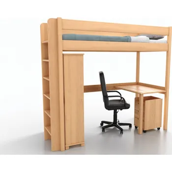 Postel Nábytek Rovder Patrová postel Junior 5, Rovder Výběr moření: Modrá, Rozměr postele: 80x200, Druh dřeva: Bukový masiv