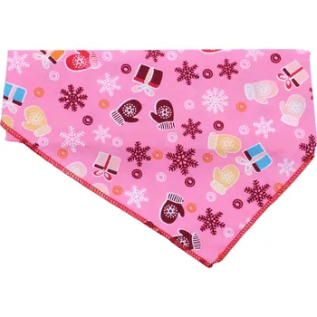 Obojek pro psa Vsepropejska Muni vánoční šátek pro psa Barva: Růžová, Obvod krku: 20 - 50 cm