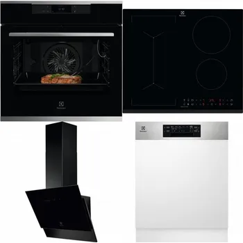 Set domácích spotřebičů ELECTROLUX KOEBP39X + ELECTROLUX LIV63431BK + ELECTROLUX LFV616K + ELECTROLUX EEM48300IX